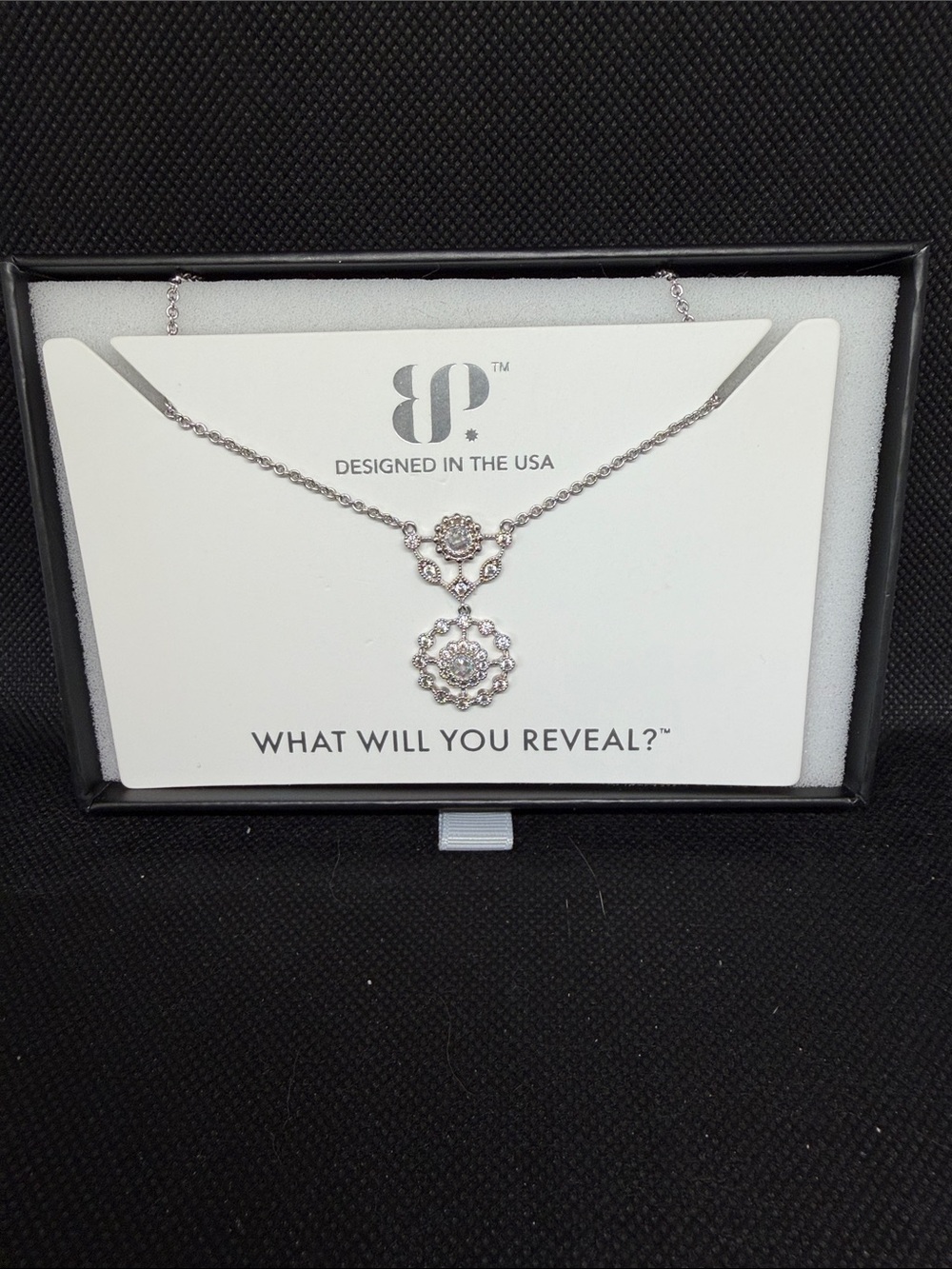 CZ on Rhodium OG Necklace